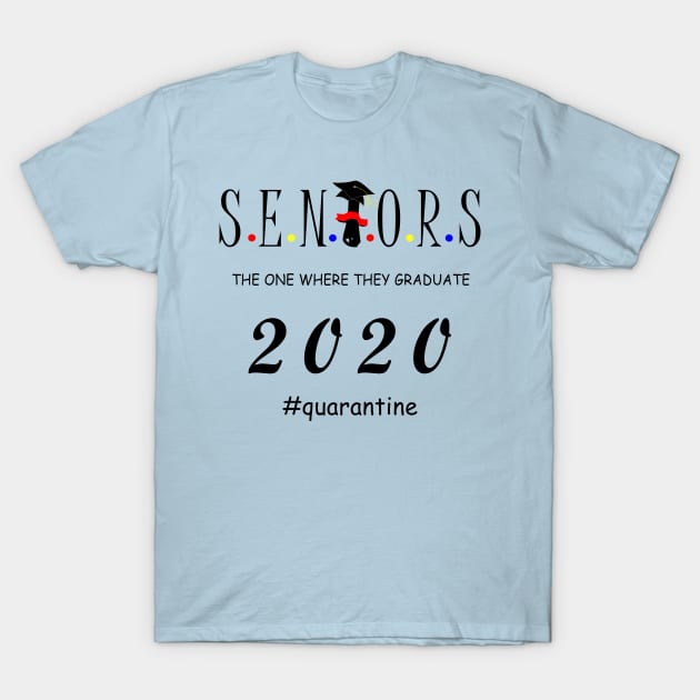 Senior 2020 quarantine T-Shirt by hippyhappy